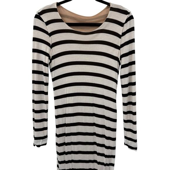 A.L.C. Reversible Stripe Baxter Jersey Dress Small 2011 Bodycon Sexy Statement - Picture 7 of 10